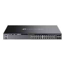 TP-Link Omada V1 - Commutateur - C3 - Géré - 24 x 10 - 100 - 1000 + 4 x SFP+ Ethernet 10 Go (liaison montan... (SG6428X)_1